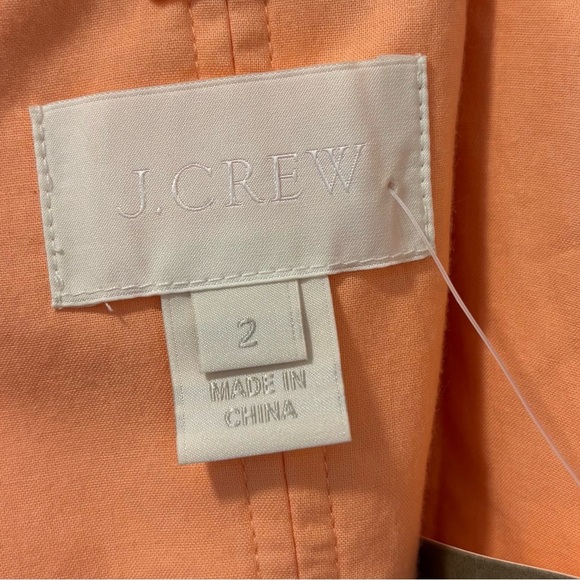 J. Crew Marlie Classic Faille Strapless Mini Dress Sweetheart Neckline Peach - Picture 10 of 15